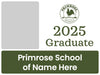 2025 Graduation Yard Sign (SINGLE SIDED) WITH Photo
