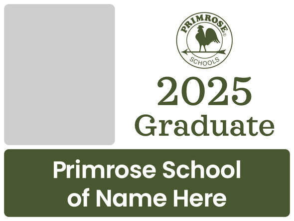 2025 Graduation Yard Sign (SINGLE SIDED) WITH Photo