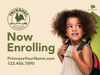 Now Enrolling Yard Sign with Child