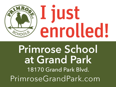 "I Just Enrolled!" Yard Sign