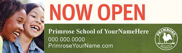 Now Open/Grand Opening Double-Sided Banner