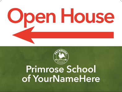 Open House Left Directional Yard Sign