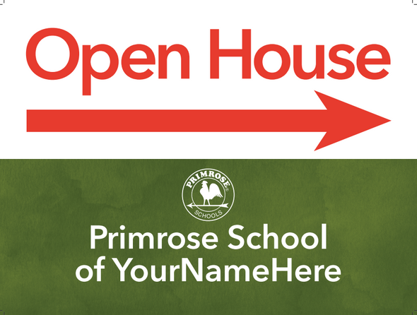 Open House Right Directional Yard Sign