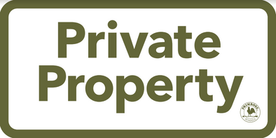 Private Property Sign