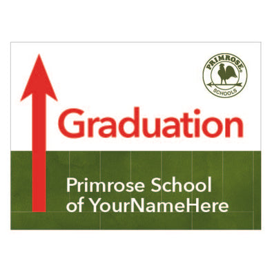 Graduation Straight Directional Yard Sign